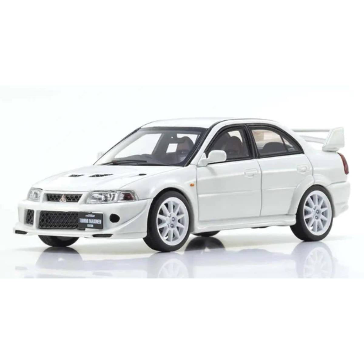 Mitsubishi Lancer Evolution VI TME White - 1:43 Scale Resin Model Car