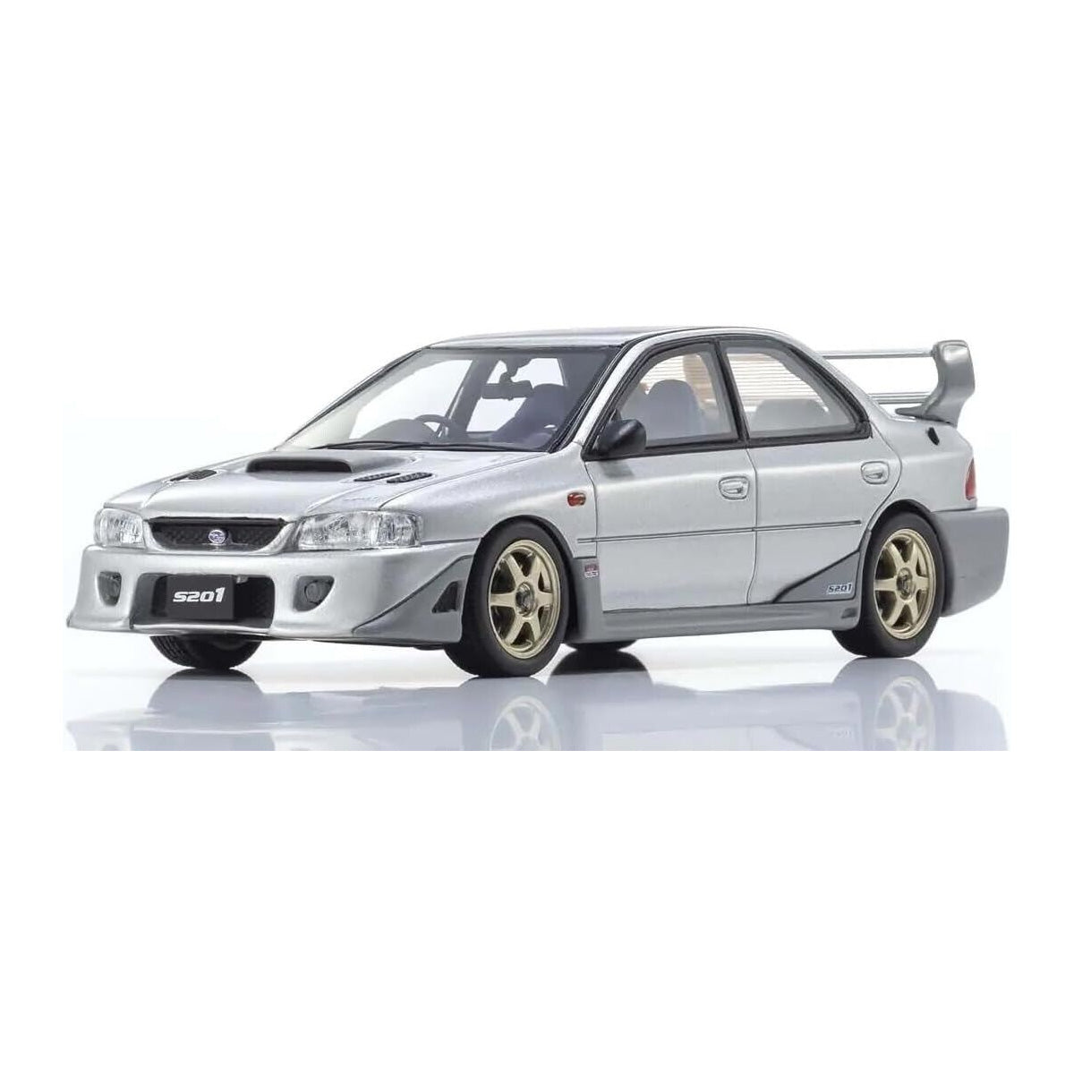 Subaru Impreza S201   Silver - 1:43 Scale Resin Model Car