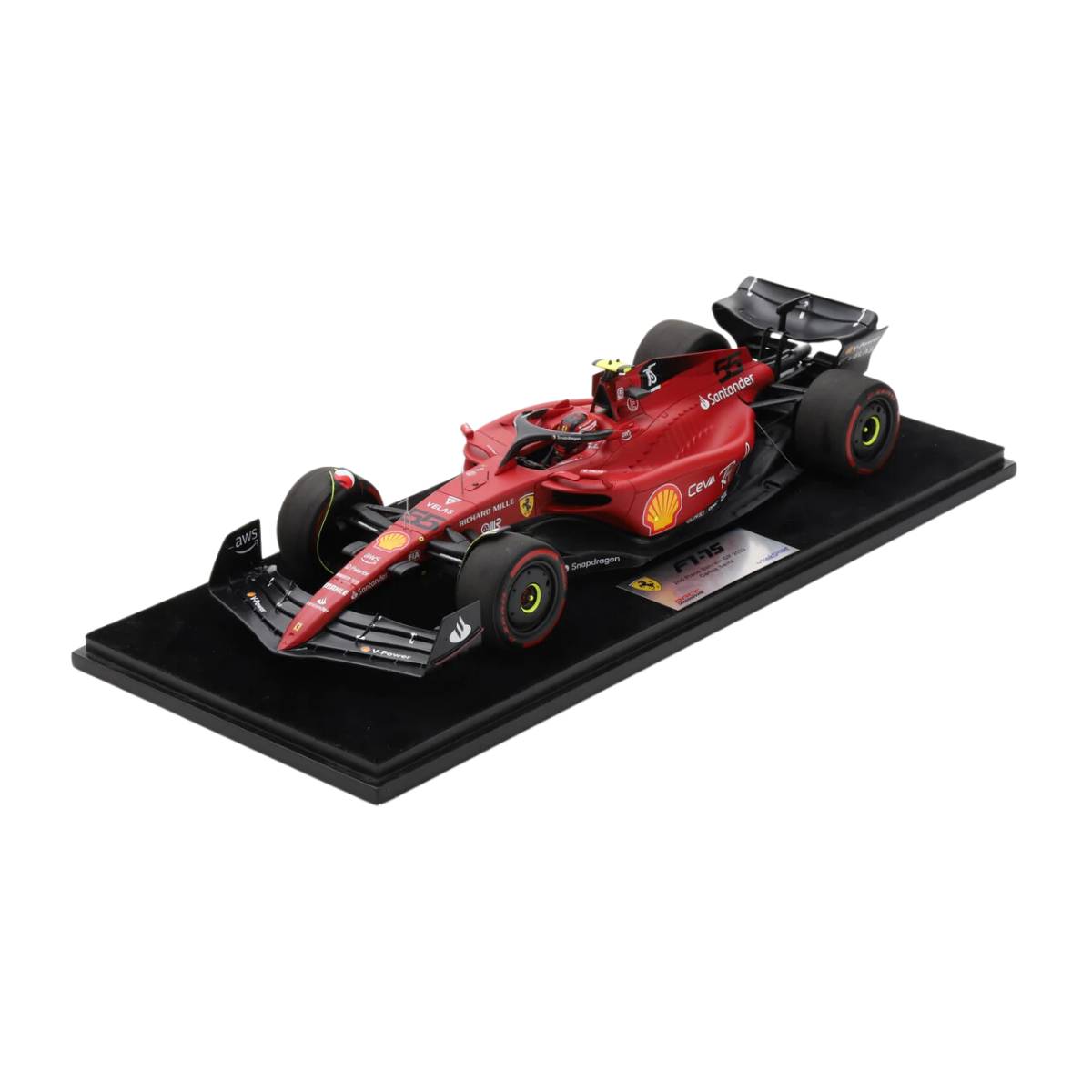 Ferrari F1-75 No.55 2nd Bahrain GP 2022 - Carlos Sainz Jr. - 1:18 Scale Resin Model Car