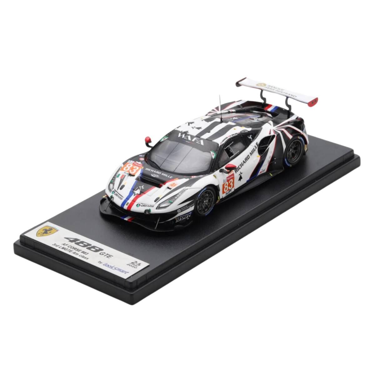 Ferrari 488 GTE EVO No.83 - AF Corse - Winner LMGTE Am class 24H Le Mans 2021 - F. Perrodo - N. Nielsen - A. Rovera - 1:18 Scale Resin Model Car