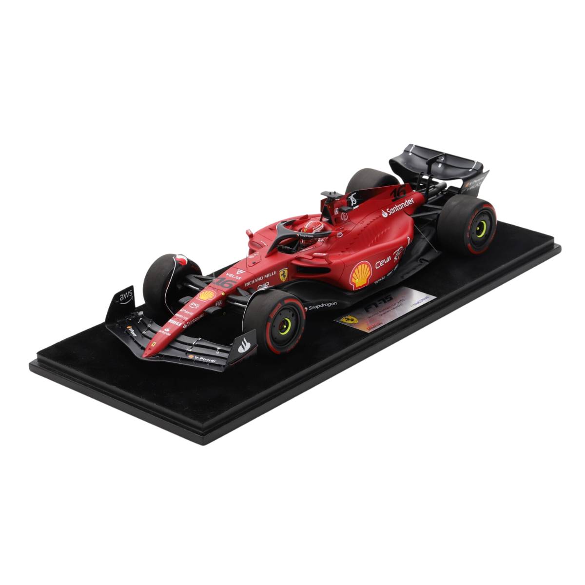 Ferrari F1-75 No.16 Winner Bahrain GP 2022 - Charles Leclerc - 1:43 Scale Resin Model Car