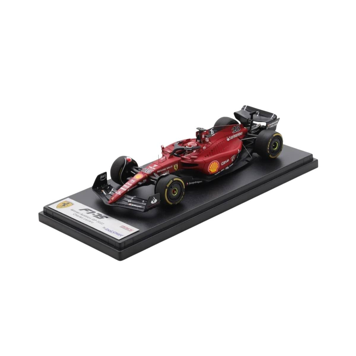 Ferrari F1-75 No.16 Winner Austria GP 2022 - Charles Leclerc - 1:43 Scale Resin Model Car