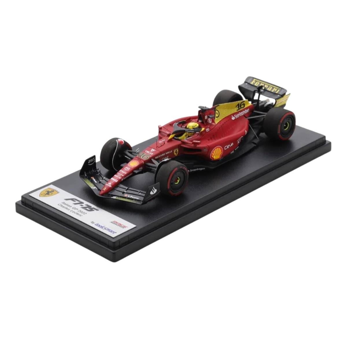 Ferrari F1-75 No.16 Italian GP 2022  - Charles Leclerc - 1:43 Scale Resin Model Car