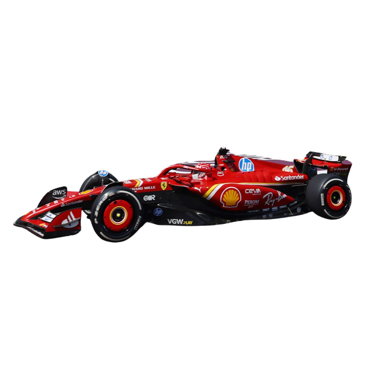 Ferrari SF-24 No.16 Winner Monaco GP 2024 - Charles Leclerc - 1:43 Scale Resin Model Car