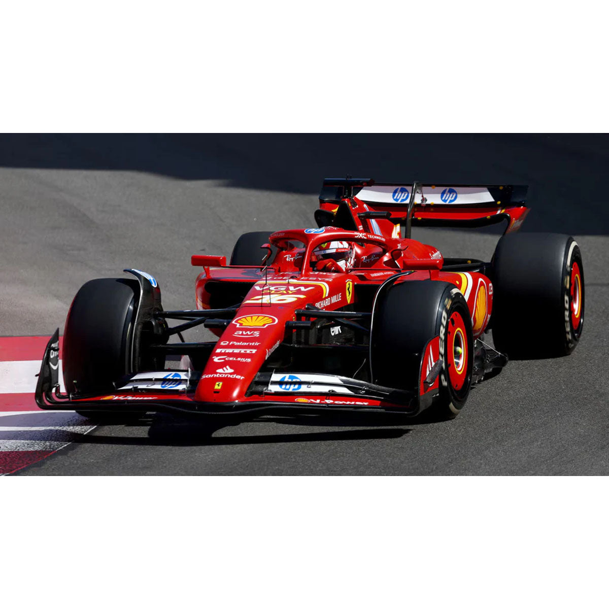 Ferrari SF-24 No.16 Winner Monaco GP 2024 - Charles Leclerc - 1:43 Scale Resin Model Car