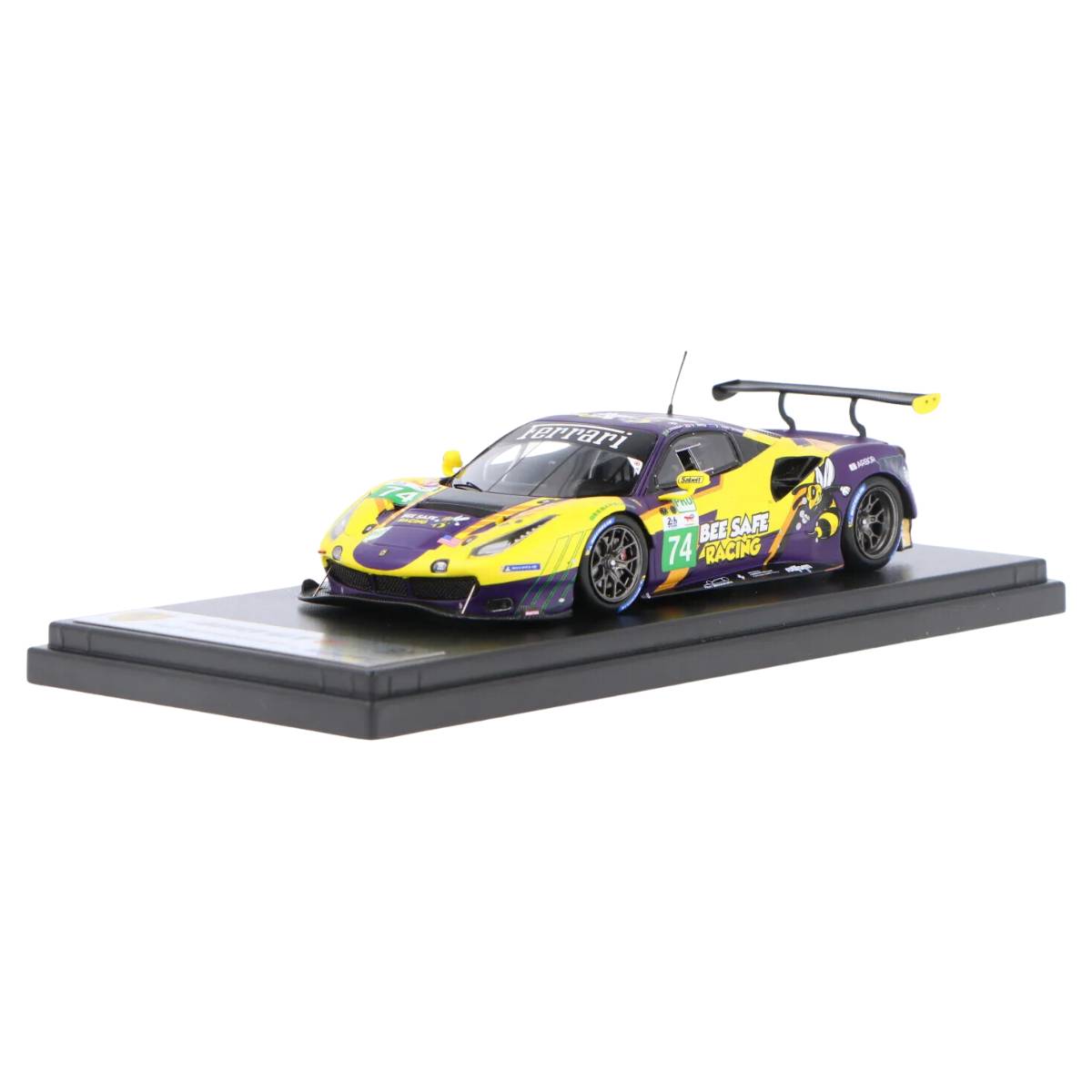 Ferrari 488 GTE EVO No.74 - Riley Motorsports - 24H Le Mans 2022 - F. Fraga - S. Bird - S. van Gisbergen - 1:43 Scale Resin Model Car