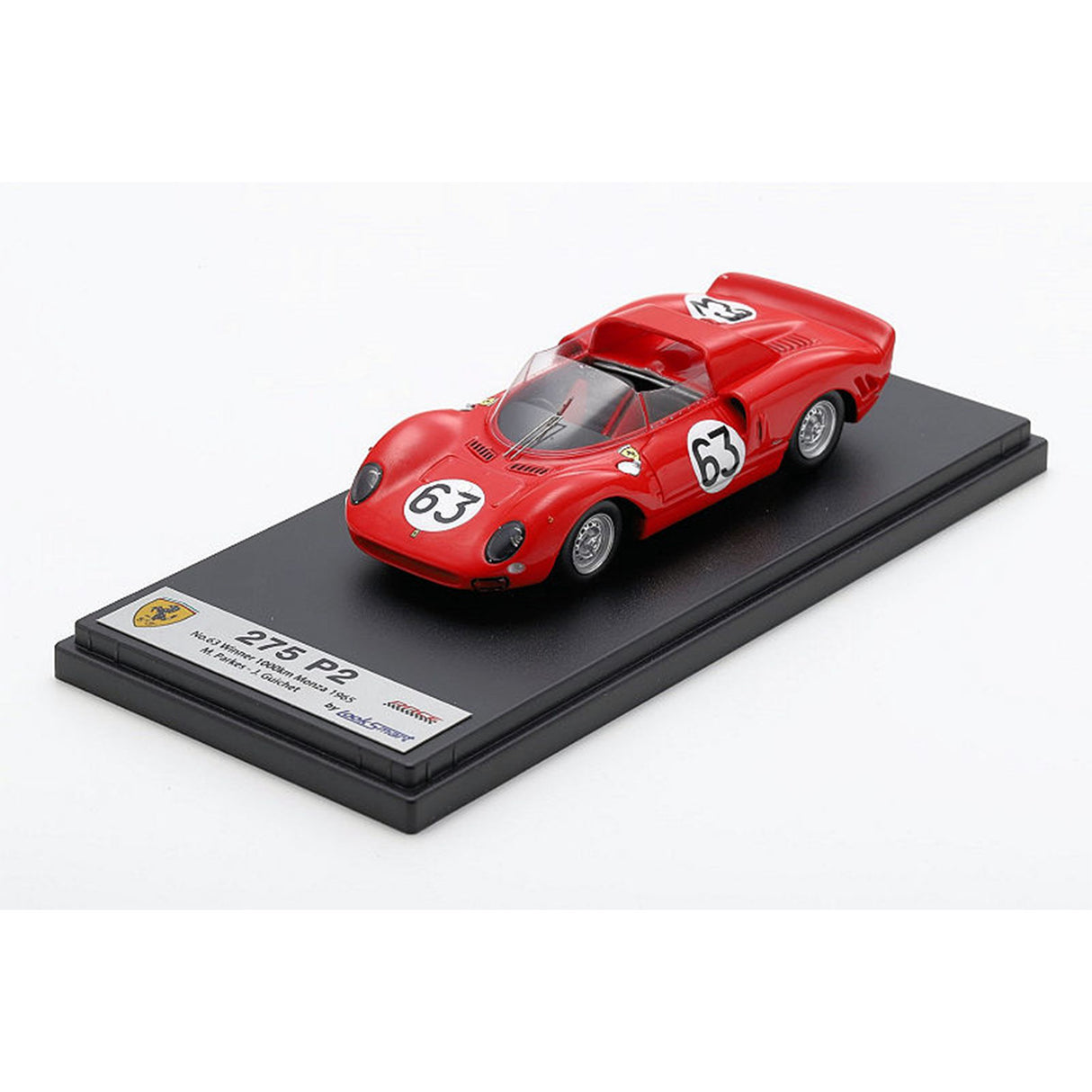 Ferrari 275 P2 No.63 Winner 1000km Monza 1965 - M. Parkes - J. Guichet - 1:43 Scale Resin Model Car