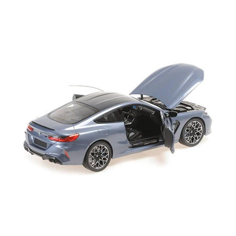 BMW M8 COUPE - BLUE METALLIC - 2020 - 1:18 Scale Diecast Model Car