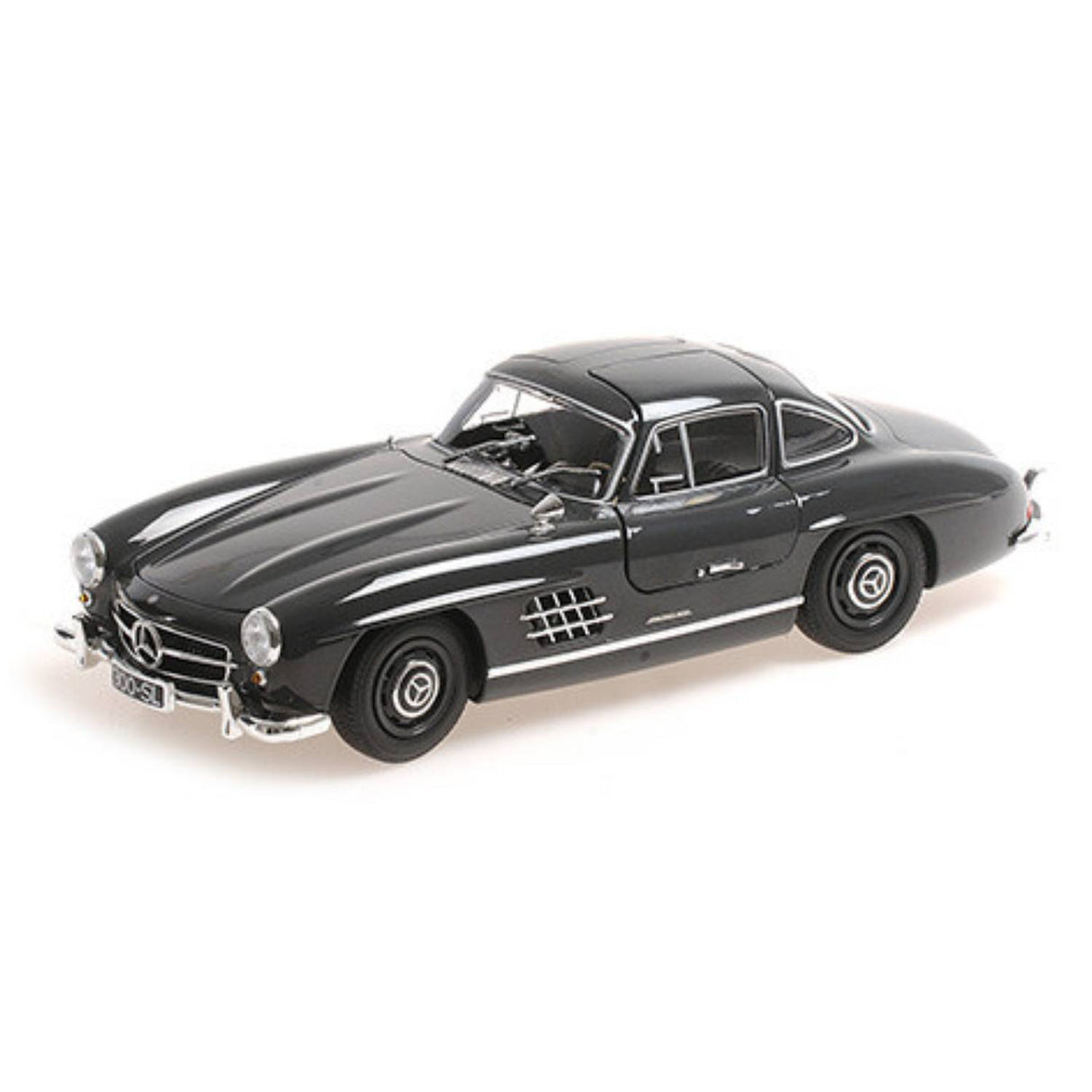 MERCEDES-BENZ 300 SL (W198) - 1955 - DARK GREY - 1:18 Scale Diecast Model Car