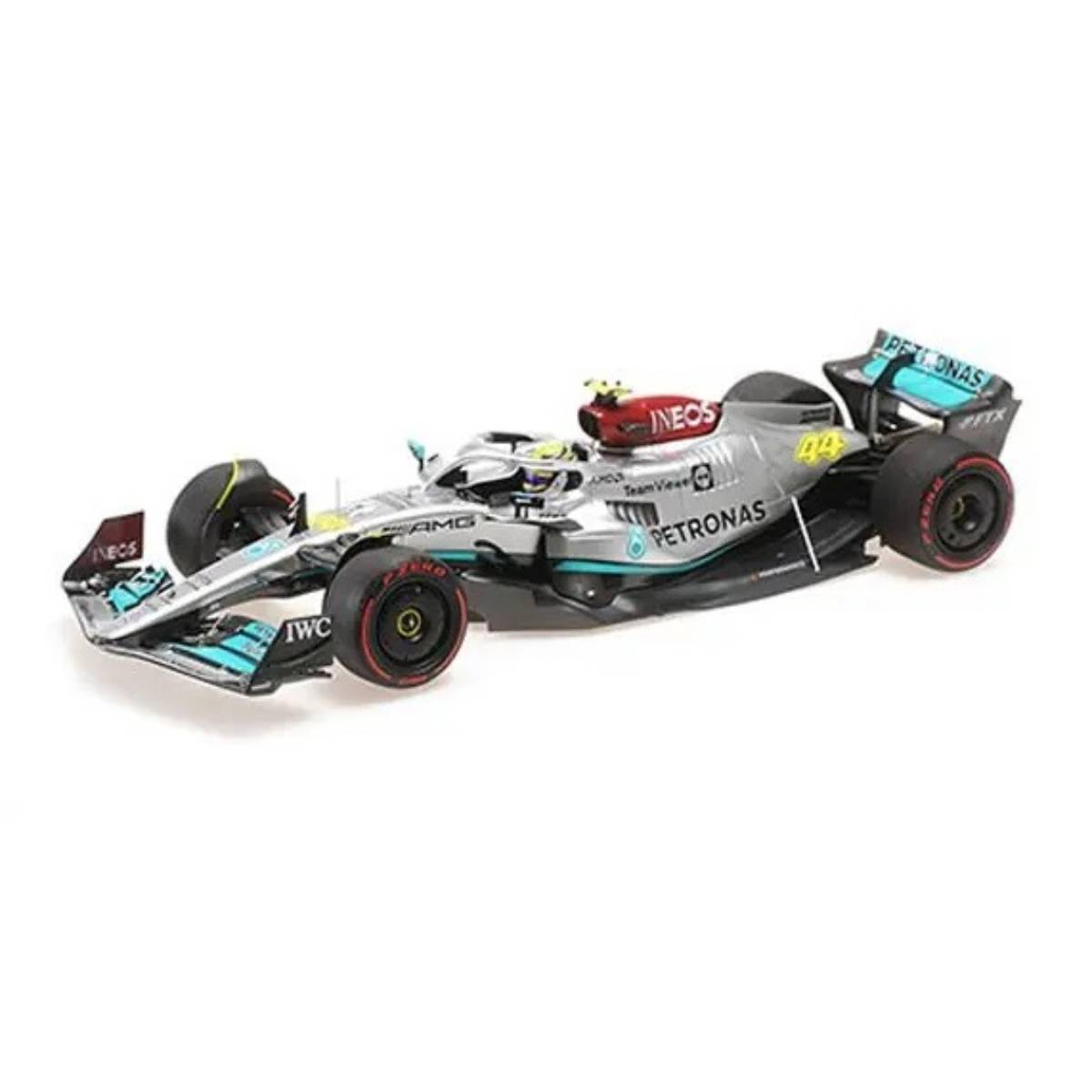 MERCEDES-AMG PETRONAS FORMULA ONE TEAM F1 W13 E PERFORMANCE - LEWIS HAMILTON - 2022  - 1:18 Scale Diecast Model Car