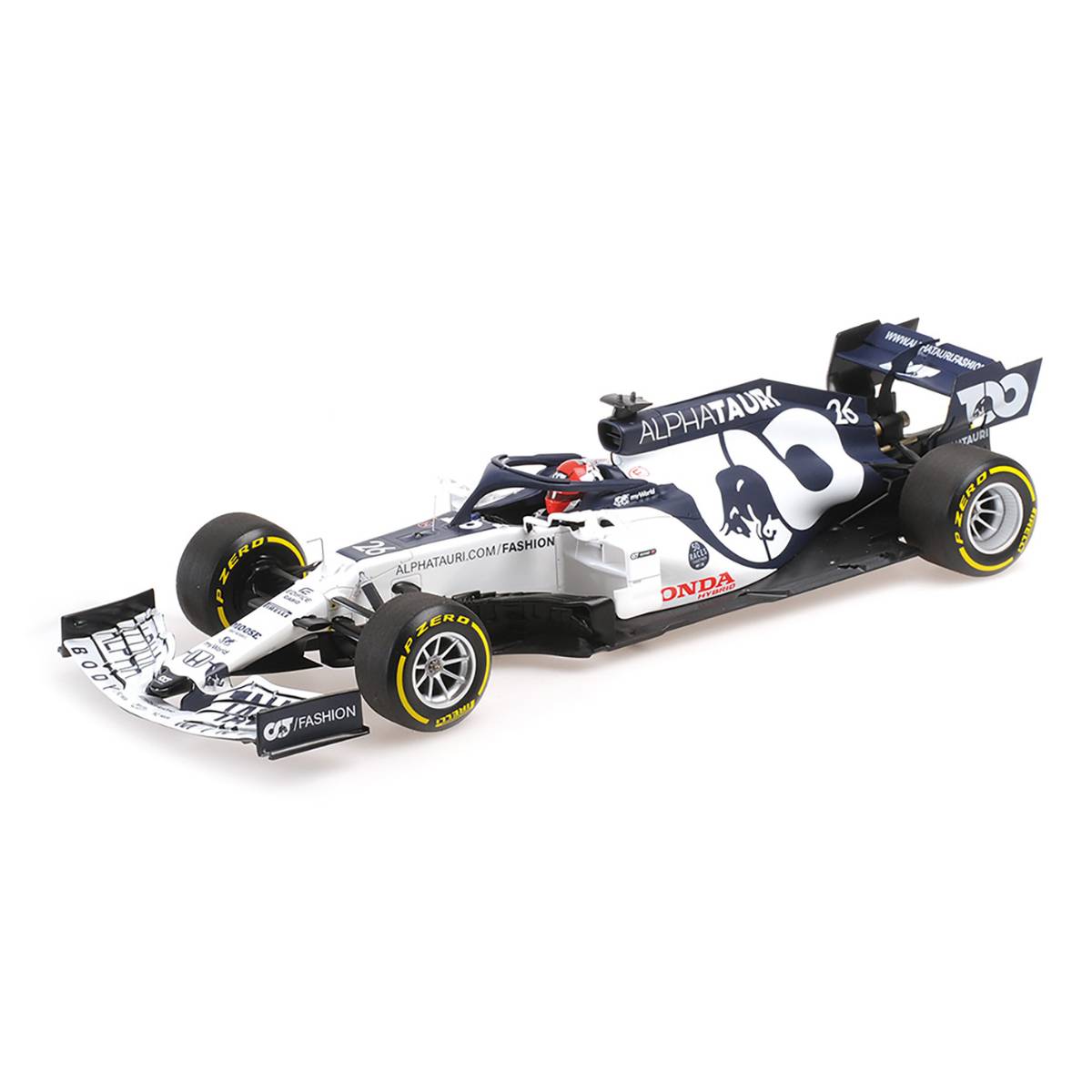 AlphaTauri F1 AT1 - 2020 Italian GP - #26 Daniil Kvyat - 1:18 Model Car