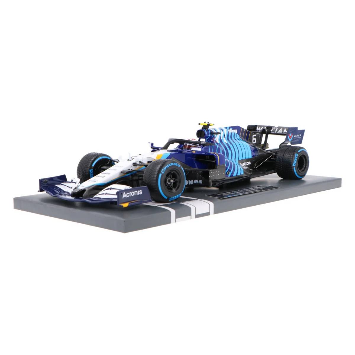 Williams Racing Mercedes FW43B - Nicholas Latifi- Belgian GP 2021 - 1:18 Scale Resin Model Car