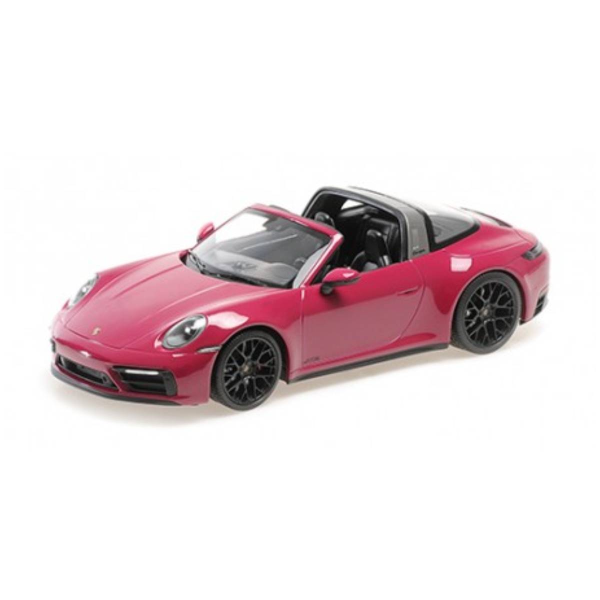 Porsche 911 992 Targa 4 GTS 2021 - Ruby Red - 1:18 Scale Diecast Model Car