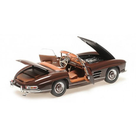 MERCEDES-BENZ 300 SL ROADSTER (W198) - 1957 - DARK RED - 1:18 Scale Diecast Model Car