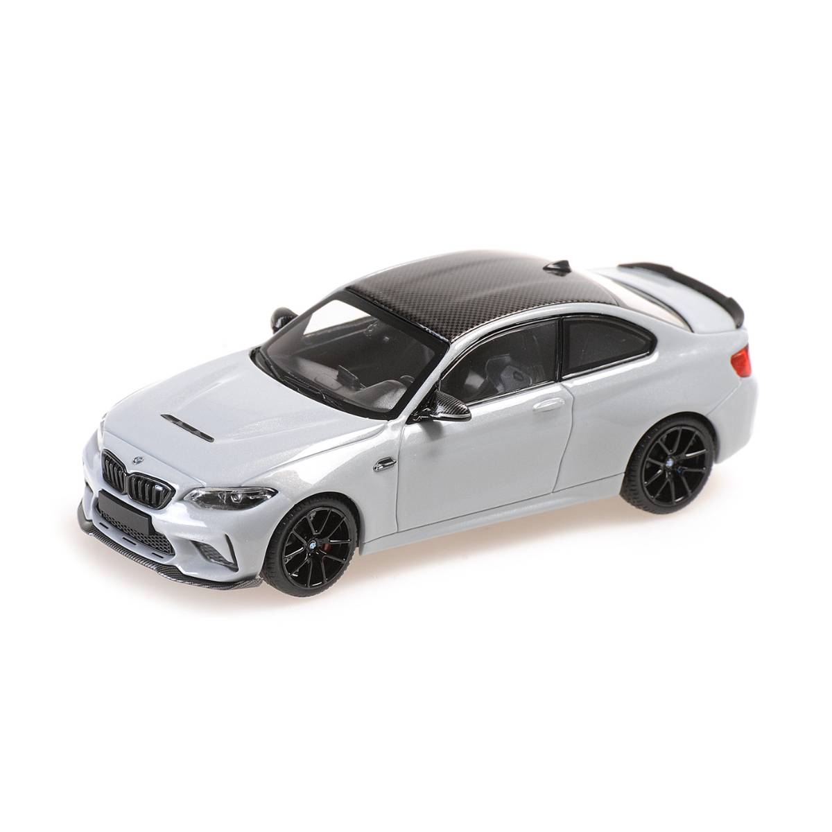 BMW M2 CS (F87) - 2020 - Hockenheim Silver w/ Black Wheels - 1:43 Model Car