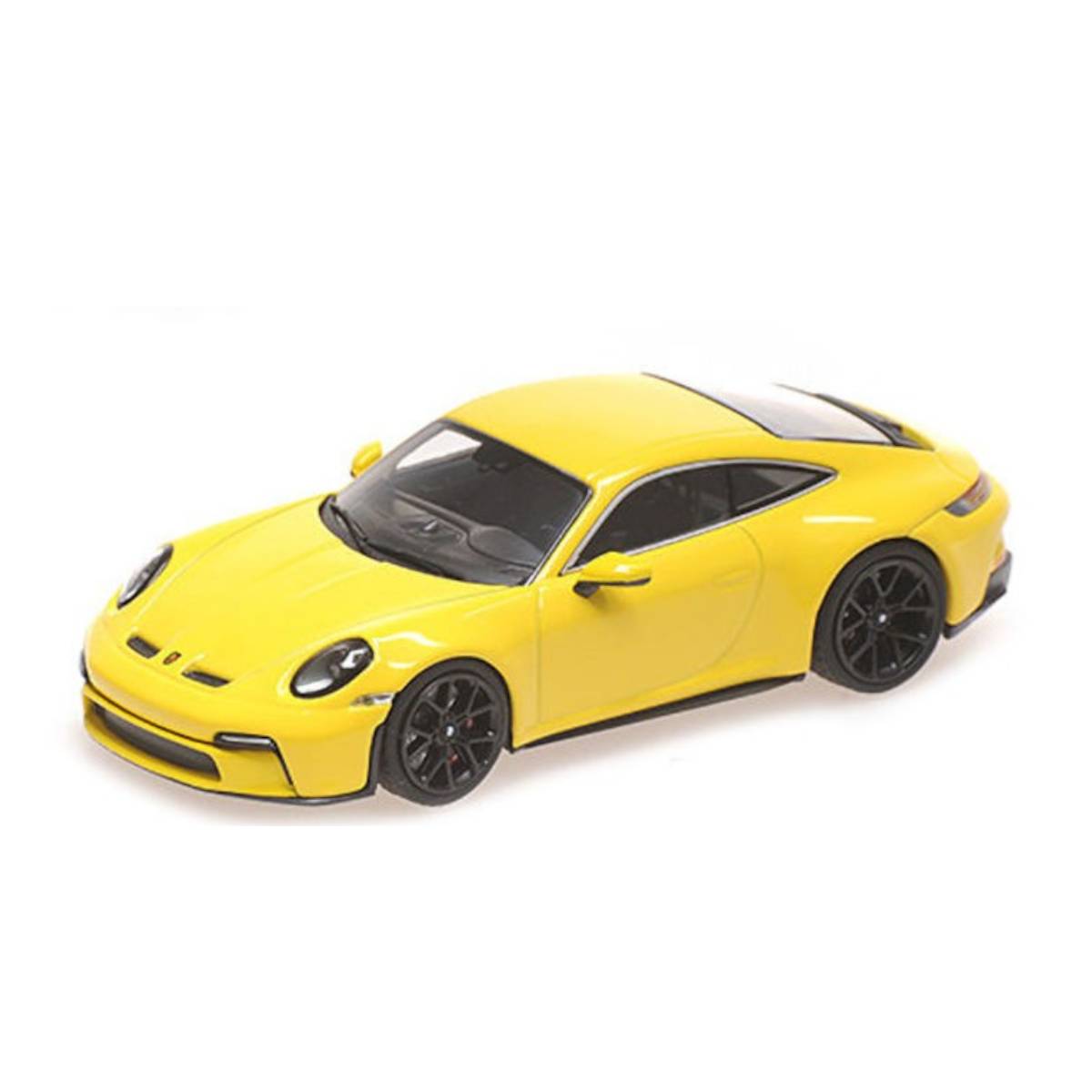 PORSCHE 911 (992) GT3 TOURING - 2021 - YELLOW W/BLACK WHEELS - 1:43 Scale Diecast Model Car