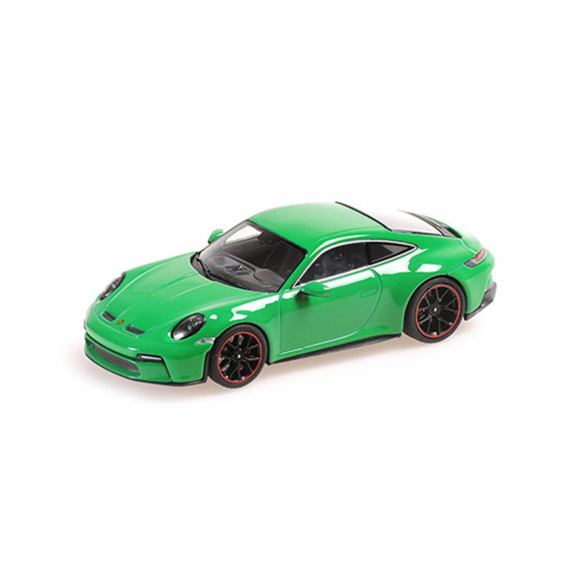 PORSCHE 911 (992) GT3 TOURING - 2021 - GREEN W/BLACK WHEELS - 1:43 Scale Diecast Model Car