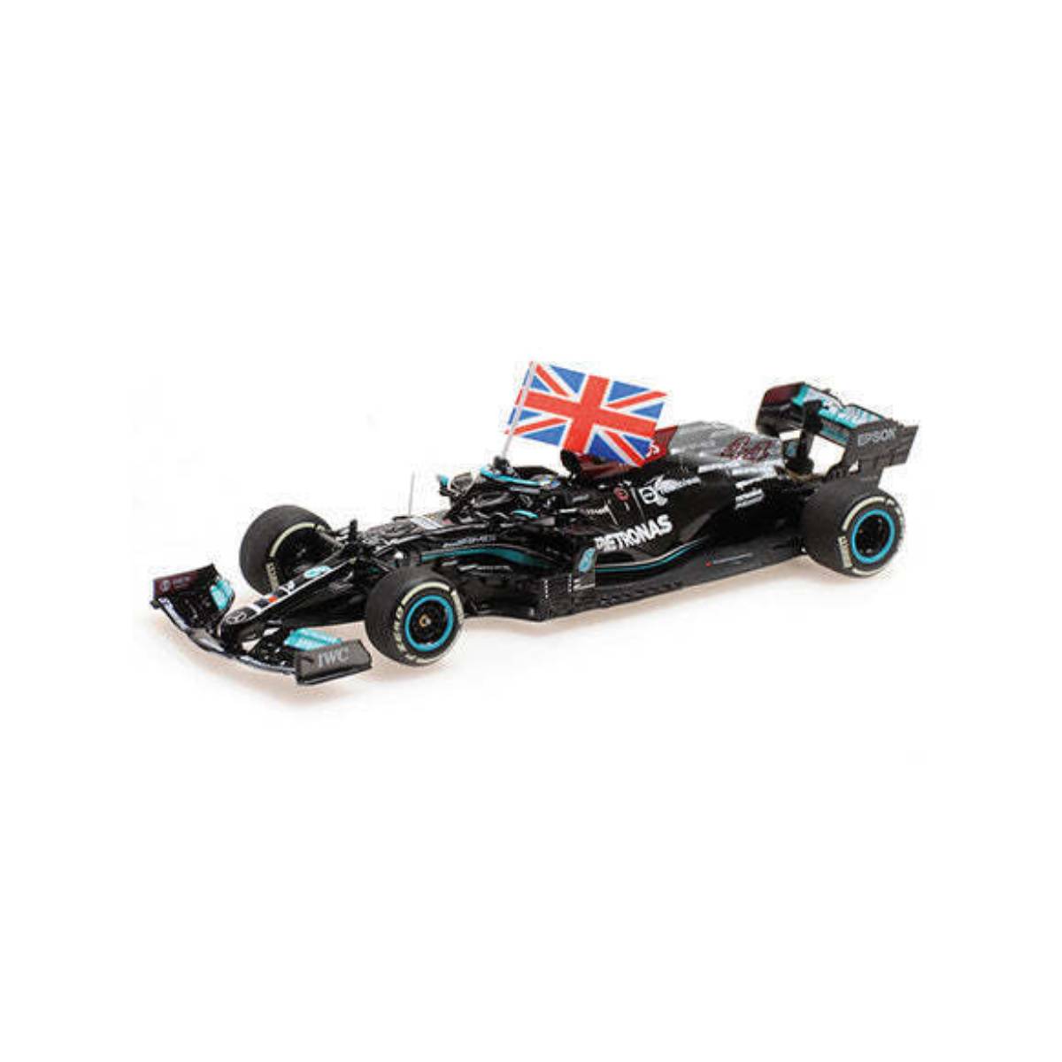 Mercedes-AMG Petronas Formula One Team W12 E Performance - Hamilton - Winner British GP 2021 - 1:43 Scale Diecast Model Car