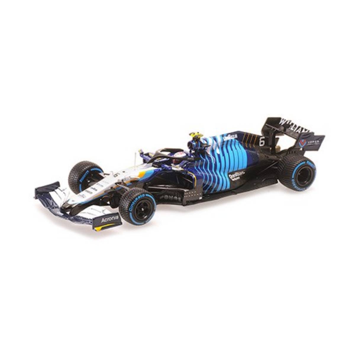 WILLIAMS RACING MERCEDES FW43B - NICHOLAS LATIFI- SAUDI ARABIAN GP 2021  - 1:43 Scale Resin Model Car