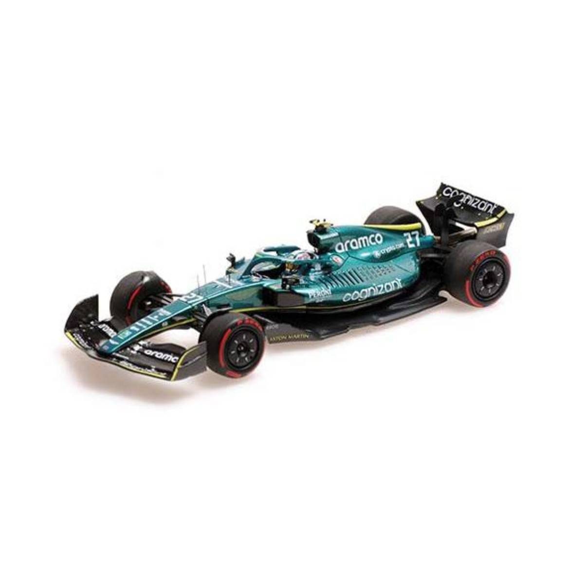 ASTON MARTIN ARAMCO COGNIZANT FORMULA ONE TEAM AMR22 - NICO HULKENBERG - BAHRAIN GP 2022  - 1:43 Scale Resin Model Car