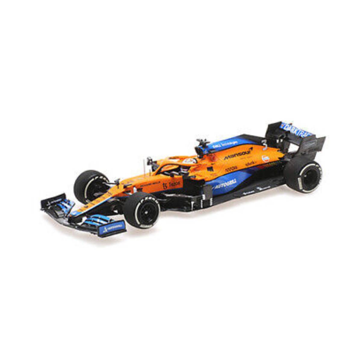 Mclaren MCL35M - Daniel Ricciardo #3 - French GP 2021 - 1:43 Scale Resin Model Car