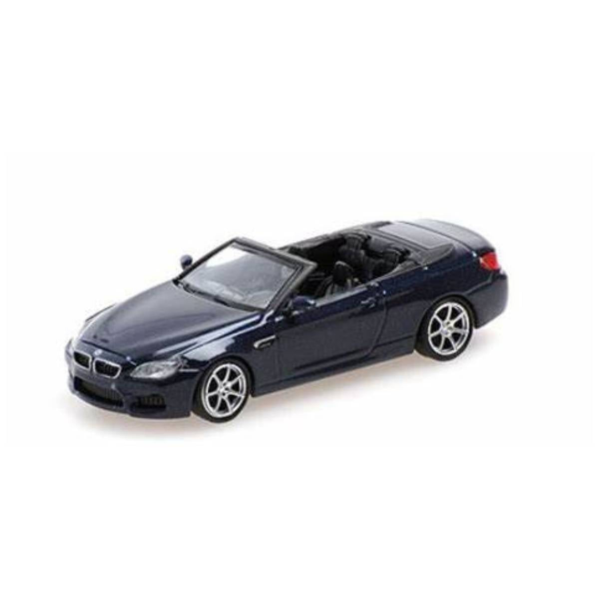 BMW M6 CABRIO - 2015 - BLUE METALLIC - 1:87 Scale Diecast Model Car