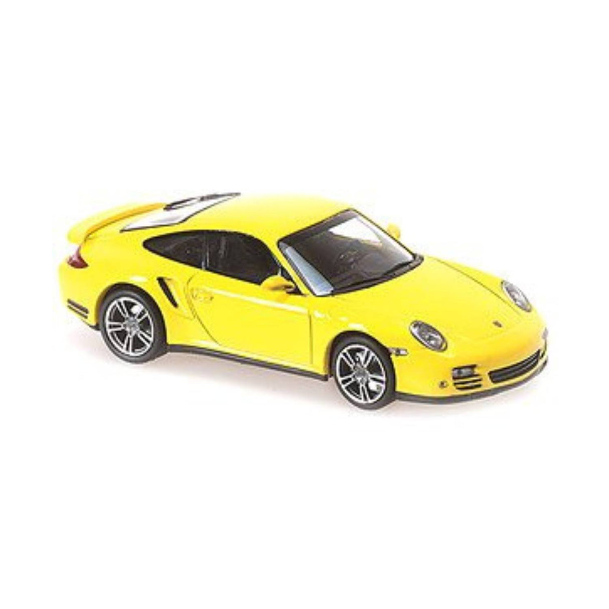 PORSCHE 911 TURBO - 2009 - YELLOW - 1:43 Scale Diecast Model Car