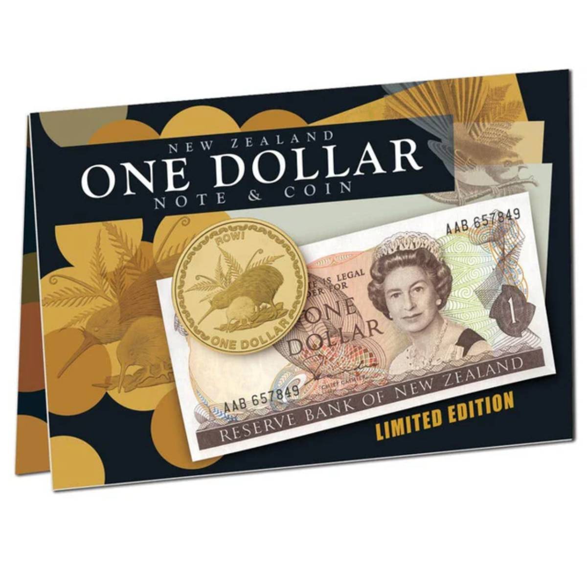 New Zealand $1 Note & Coin Portfolio