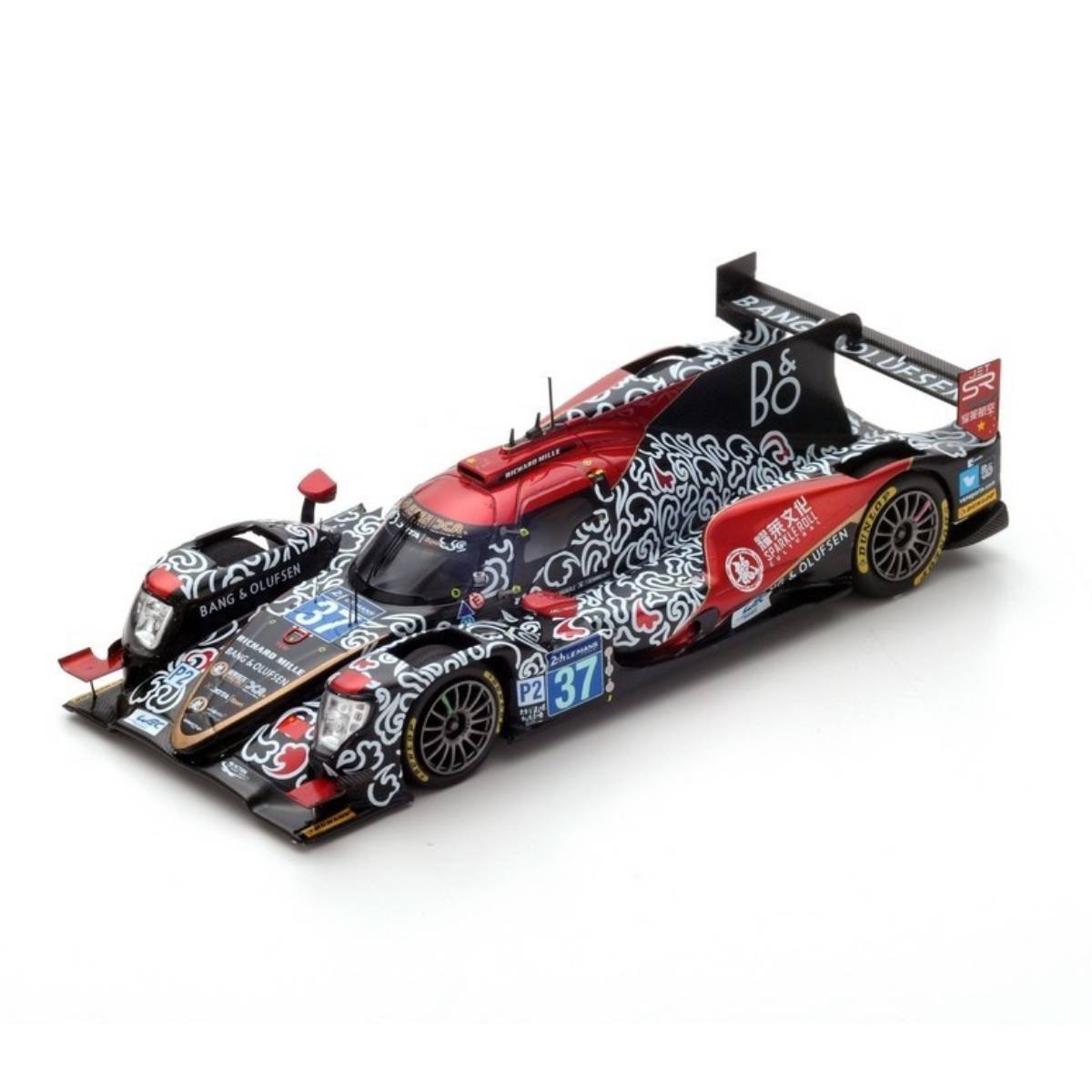 Gibson No.37 - Jackie Chan DC Racing - 3rd Le Mans 2017 2nd LMP2 - D. Cheng - T. Gommendy - A. Brundle - 1:18 Scale Resin Model Car