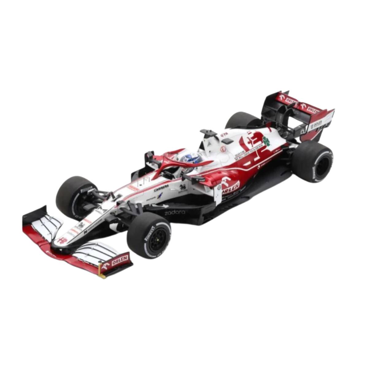 Alfa Romeo Racing ORLEN C41 No.7 Alfa Romeo Sauber F1 Team - Abu Dhabi GP 2021 - Kimi Räikkönen - 1:18 Scale Resin Model Car