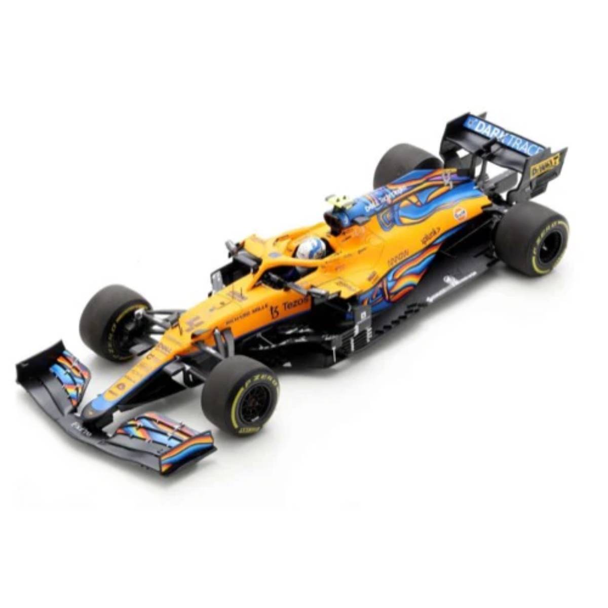 McLaren MCL35M No.4 McLaren - Abu Dhabi GP 2021 - Lando Norris - 1:18 Scale Resin Model Car