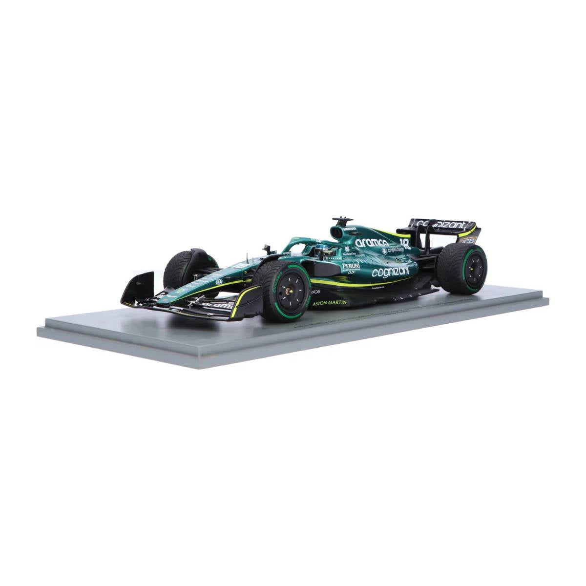 Aston Martin AMR22 No.18 Aston Martin Aramco Cognizant F1 Team - Emilia Romagna GP 2022 - Lance Stroll - 1:18 Scale Resin Model Car