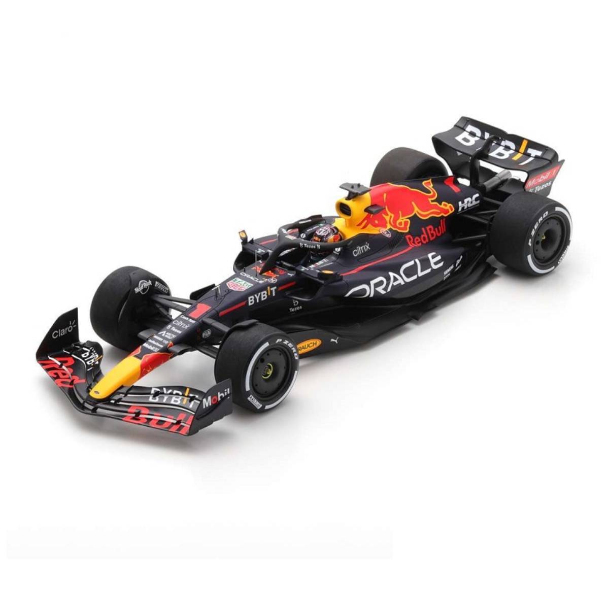 Oracle Red Bull Racing RB18 No.1 Oracle Red Bull Racing - Winner Miami GP 2022 - Max Verstappen.  With Acrylic Cover - 1:18 Scale Resin Model Car