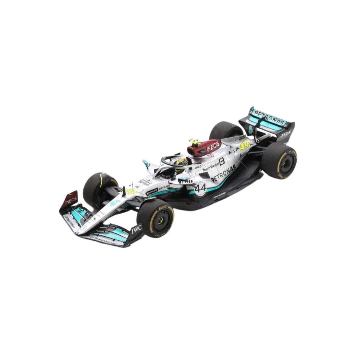 Mercedes-AMG Petronas F1 W13 E Performance No.44 Mercedes-AMG Petronas F1 Team - Belgian GP 2022 - Lewis Hamilton - 1:18 Scale Resin Model Car