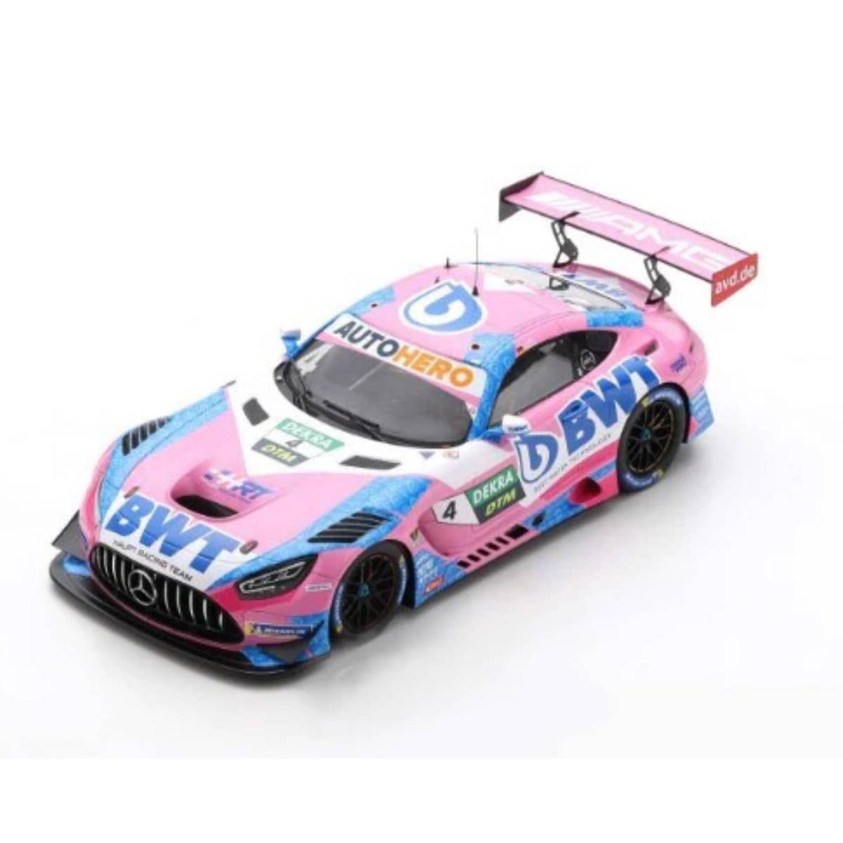 Mercedes-AMG GT3 No.4 Mercedes-AMG Team HRT - Champion DTM 2021 - Maximilian Götz.  Limited 300 - 1:18 Scale Resin Model Car