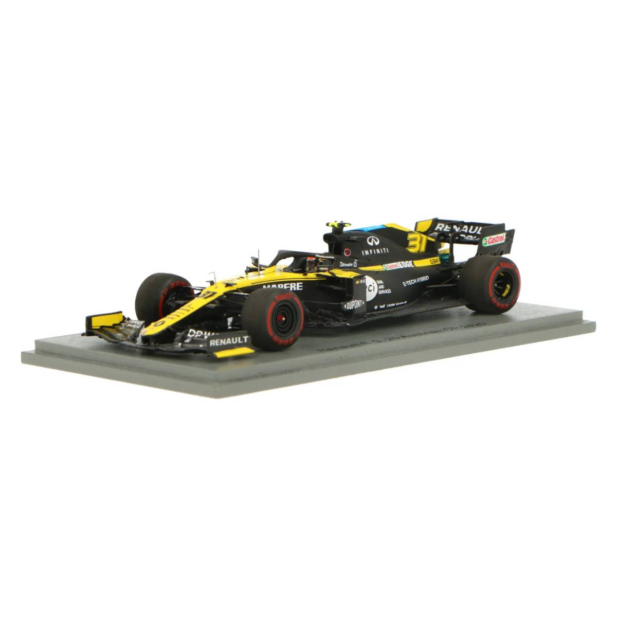 Renault R.S. 20 No.31 Renault DP World F1 Team 8th Austrian GP 2020 Esteban Ocon - 1:43 Scale Resin Model Car