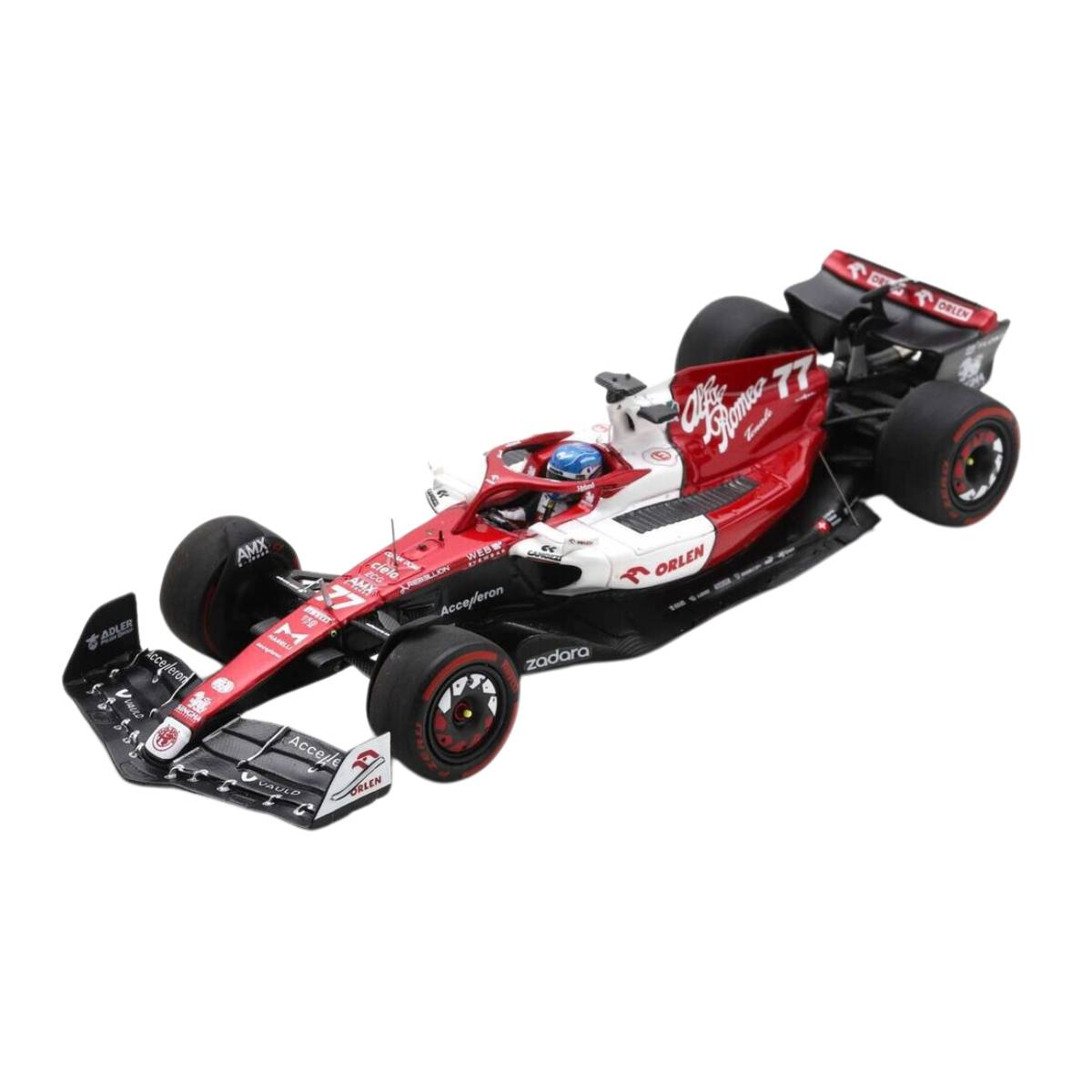 Alfa Romeo F1 Team ORLEN C42 No.77 Alfa Romeo F1 Team ORLEN - 6th Bahrain GP 2022 - Valtteri Bottas - 1:43 Scale Resin Model Car