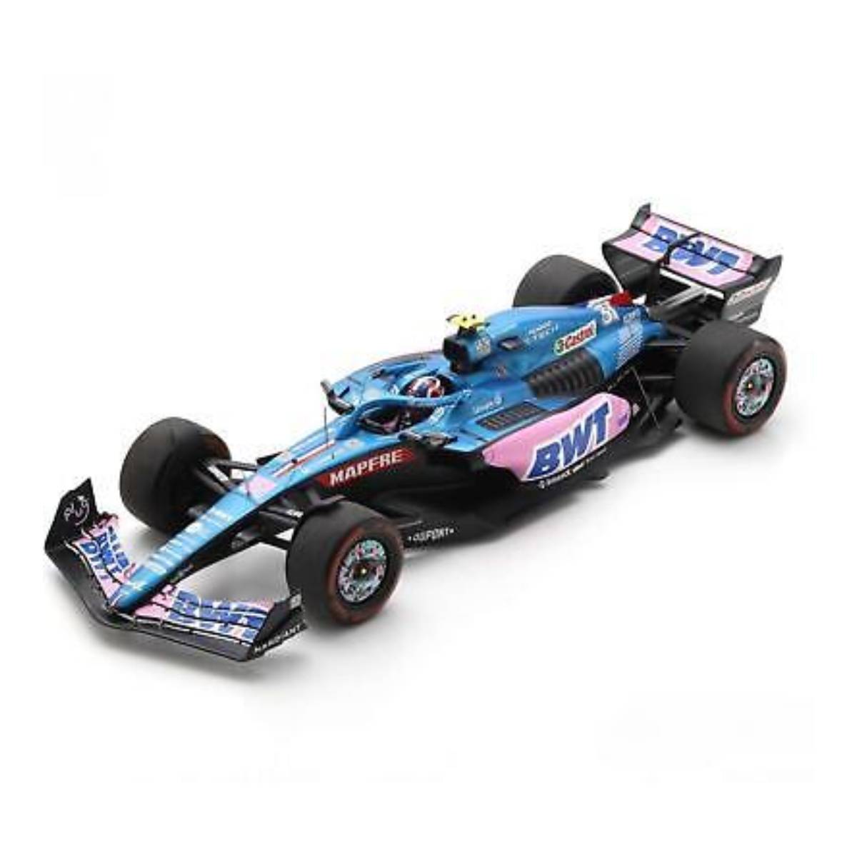 Alpine A522 No.31 BWT Alpine F1 Team - Miami GP 2022 - Esteban Ocon - 1:43 Scale Resin Model Car