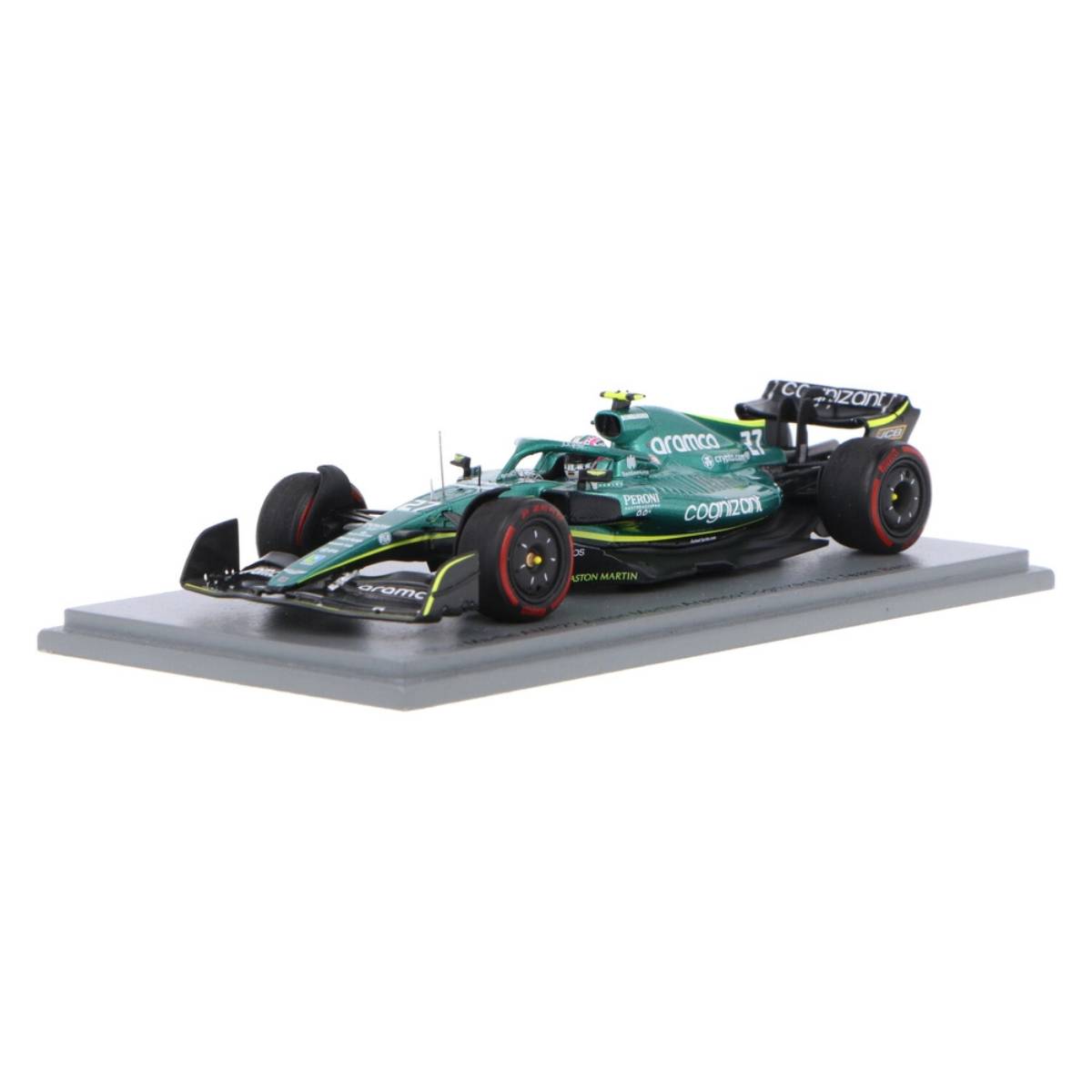 Aston Martin AMR22 No.27 Aston Martin Aramco Cognizant F1 Team - Bahrain GP 2022 - Nico HÃ¼lkenberg - 1:43 Scale Resin Model Car