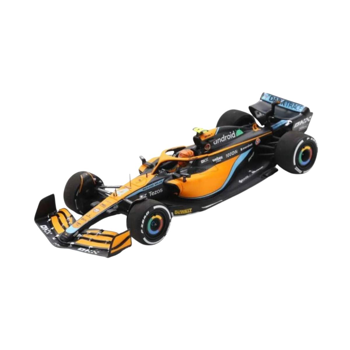 McLaren MCL36 No.4 McLaren F1 Team - Miami GP 2022 - Lando Norris - 1:43 Scale Resin Model Car