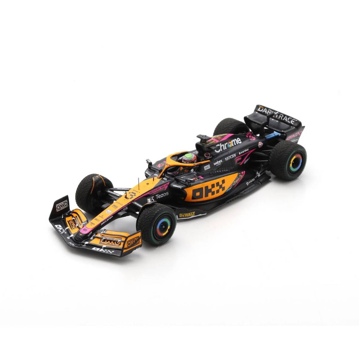 McLaren MCL36 No.3 McLaren F1 Team - 5th Singapore GP 2022 - Daniel Ricciardo - 1:43 Scale Resin Model Car