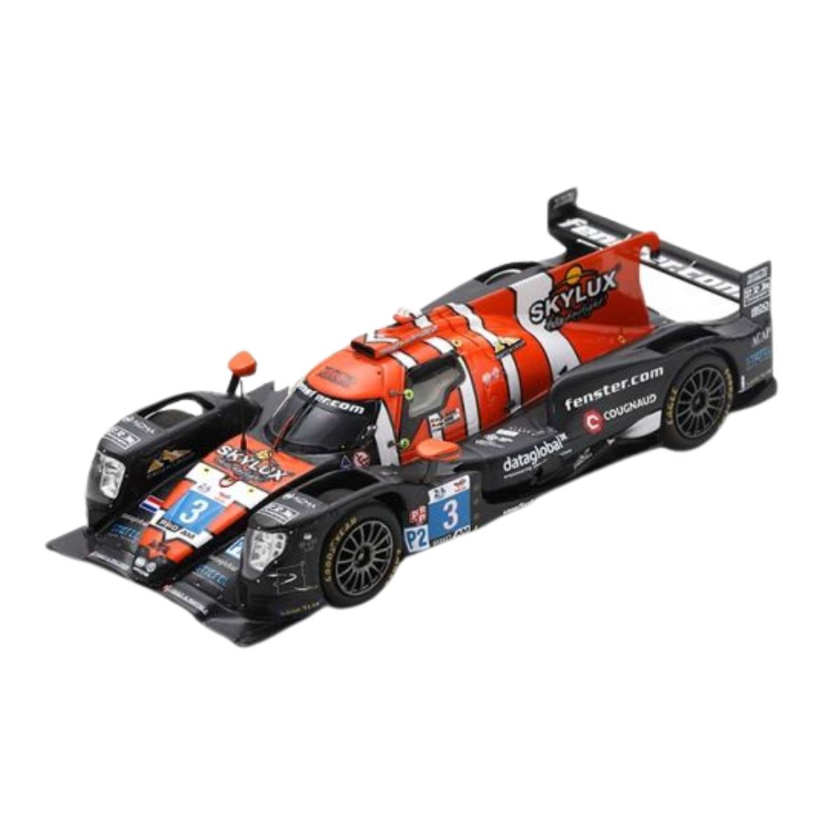 Oreca 07 - Gibson No.3 DKR Engineering - 24H Le Mans 2022 - L. HÃ¶rr - J. Glorieux - A. Cougnaud - 1:43 Scale Resin Model Car