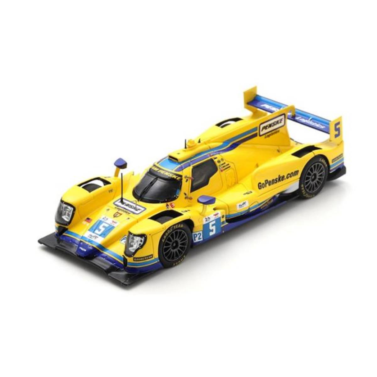 Oreca 07 - Gibson No.5 Team PENSKE - 9th 24H Le Mans 2022 - D. Cameron - E. Collard - F. Nasr - 1:43 Scale Resin Model Car