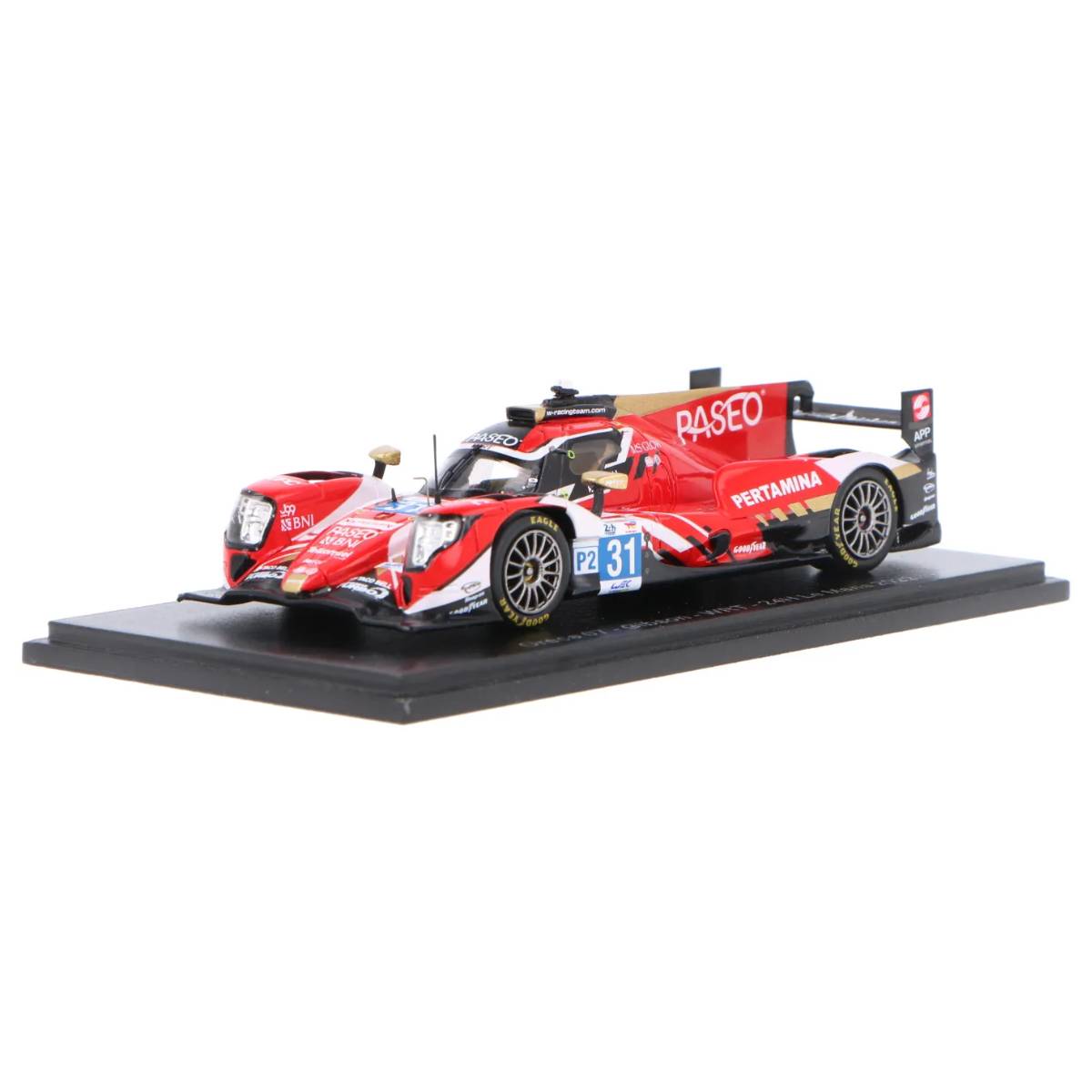 Oreca 07 - Gibson No.31 WRT - 24H Le Mans 2022 - S. Gelael - R. Frijns - R. Rast - 1:43 Scale Resin Model Car