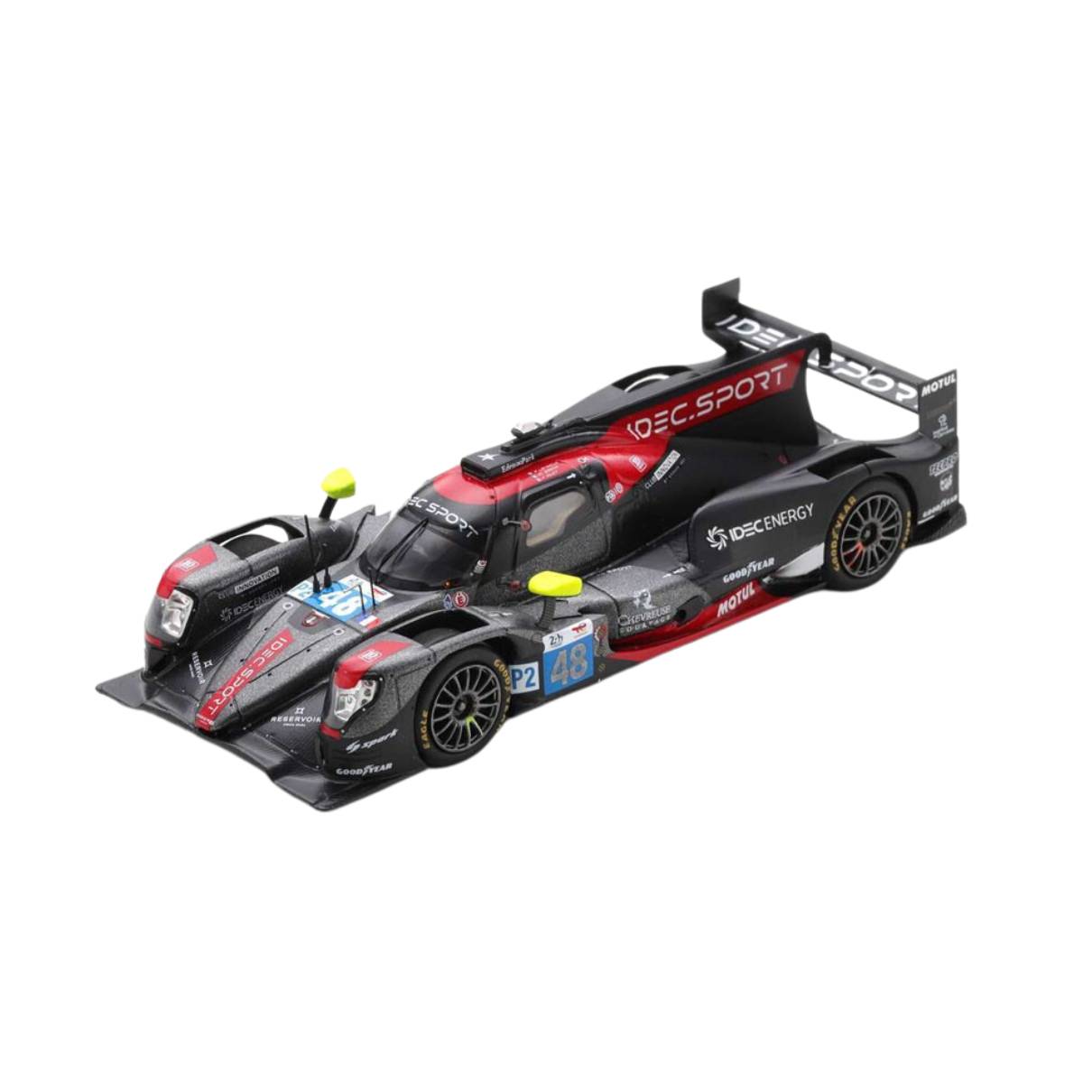 Oreca 07 - Gibson No.48 IDEC Sport - 24H Le Mans 2022 - P. Lafargue - P-L. Chatin - P. Pilet - 1:43 Scale Resin Model Car