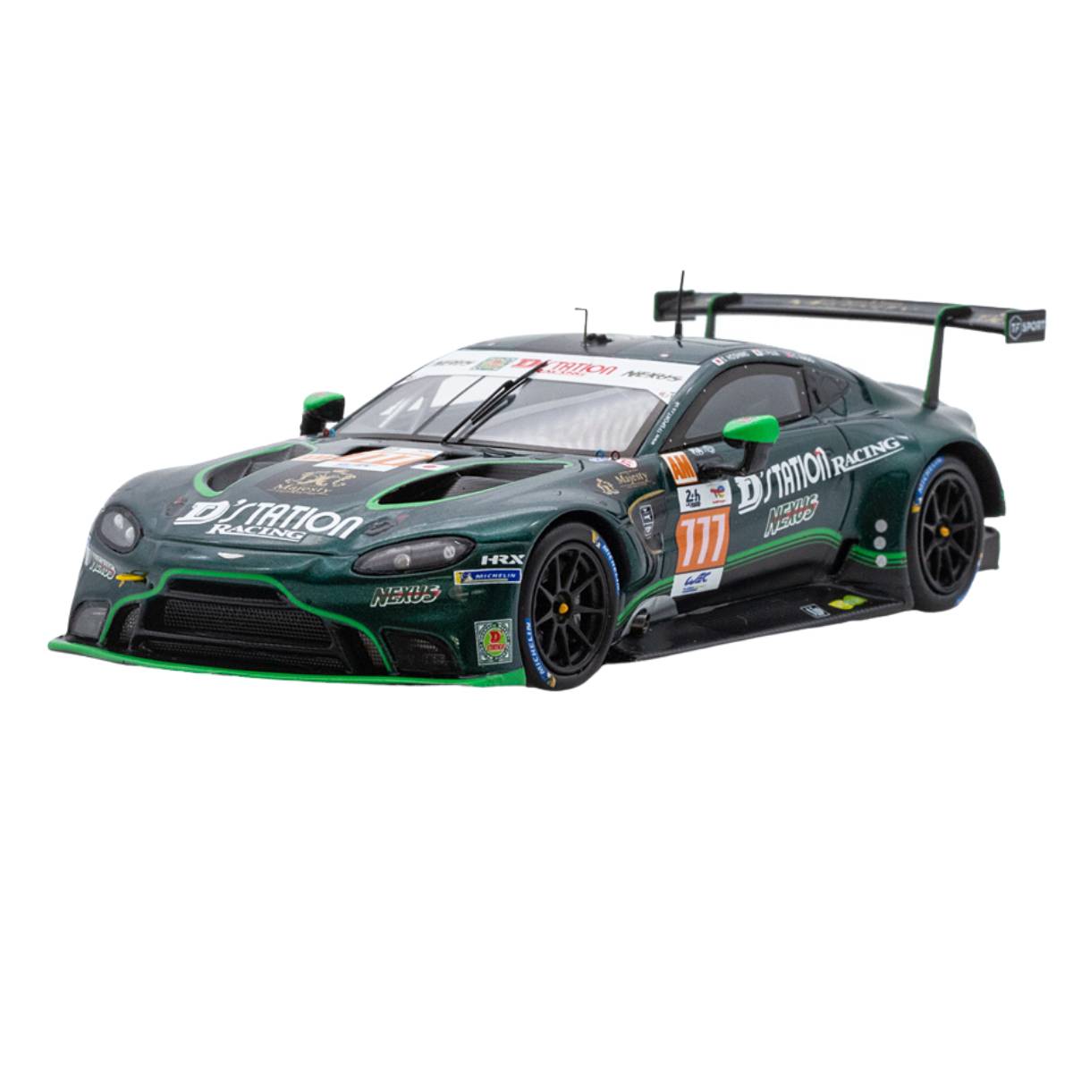 Aston Martin Vantage AMR No.777 D'Station Racing - 24H Le Mans 2022 - S. Hoshino - T. Fujii - C. Fagg - 1:43 Scale Resin Model Car