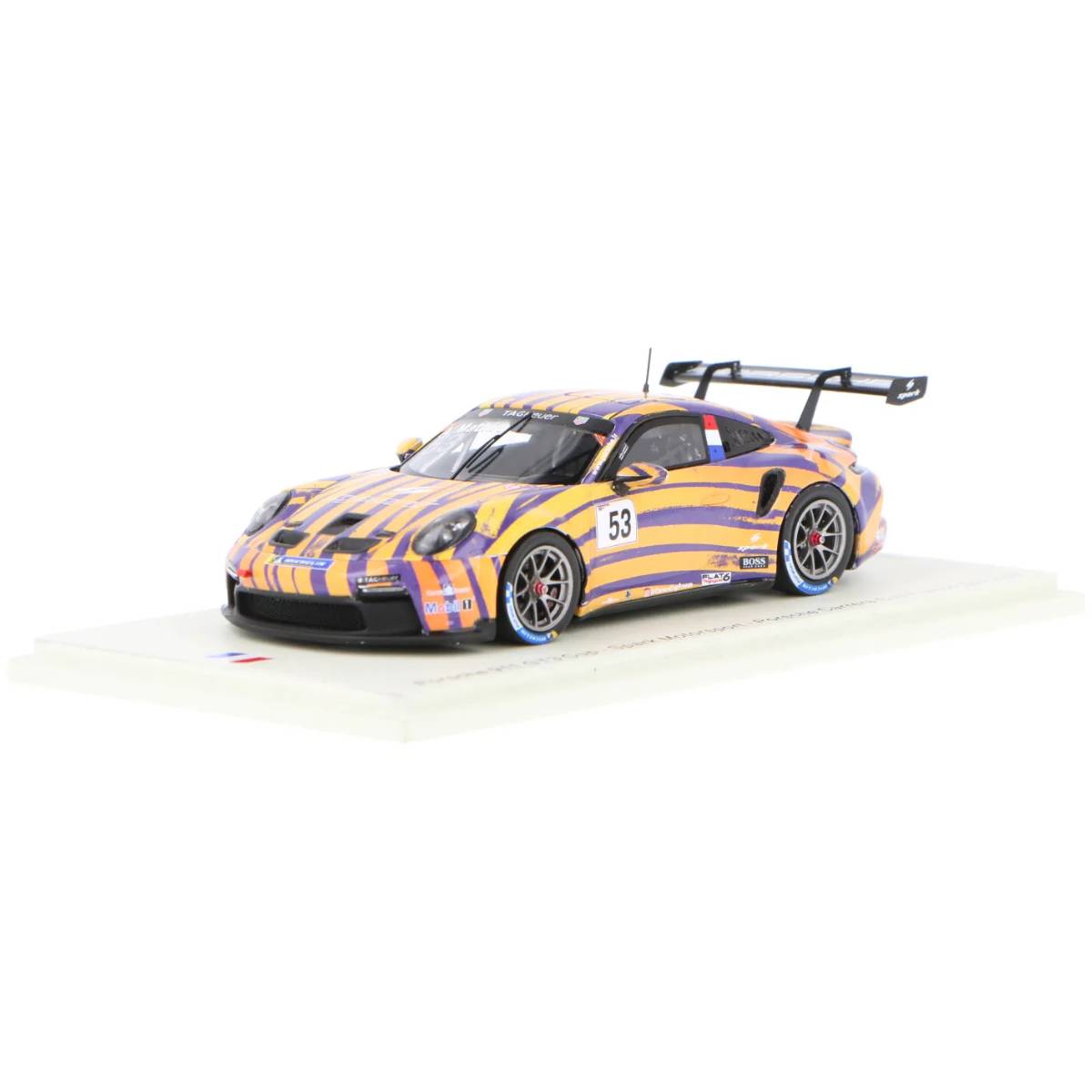 Porsche 911 GT3 Cup No.53 Porsche Carrera Cup France Spa 2021 - Spark Motorsport - Arthur Mathieu.  Limited 300 - 1:43 Scale Resin Model Car