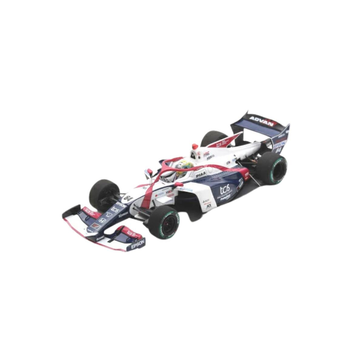 TCS NAKAJIMA SF23 No.64 TCS NAKAJIMA RACING M-TEC HR-417E - Super Formula 2023 - Naoki Yamamoto - 1:43 Scale Resin Model Car