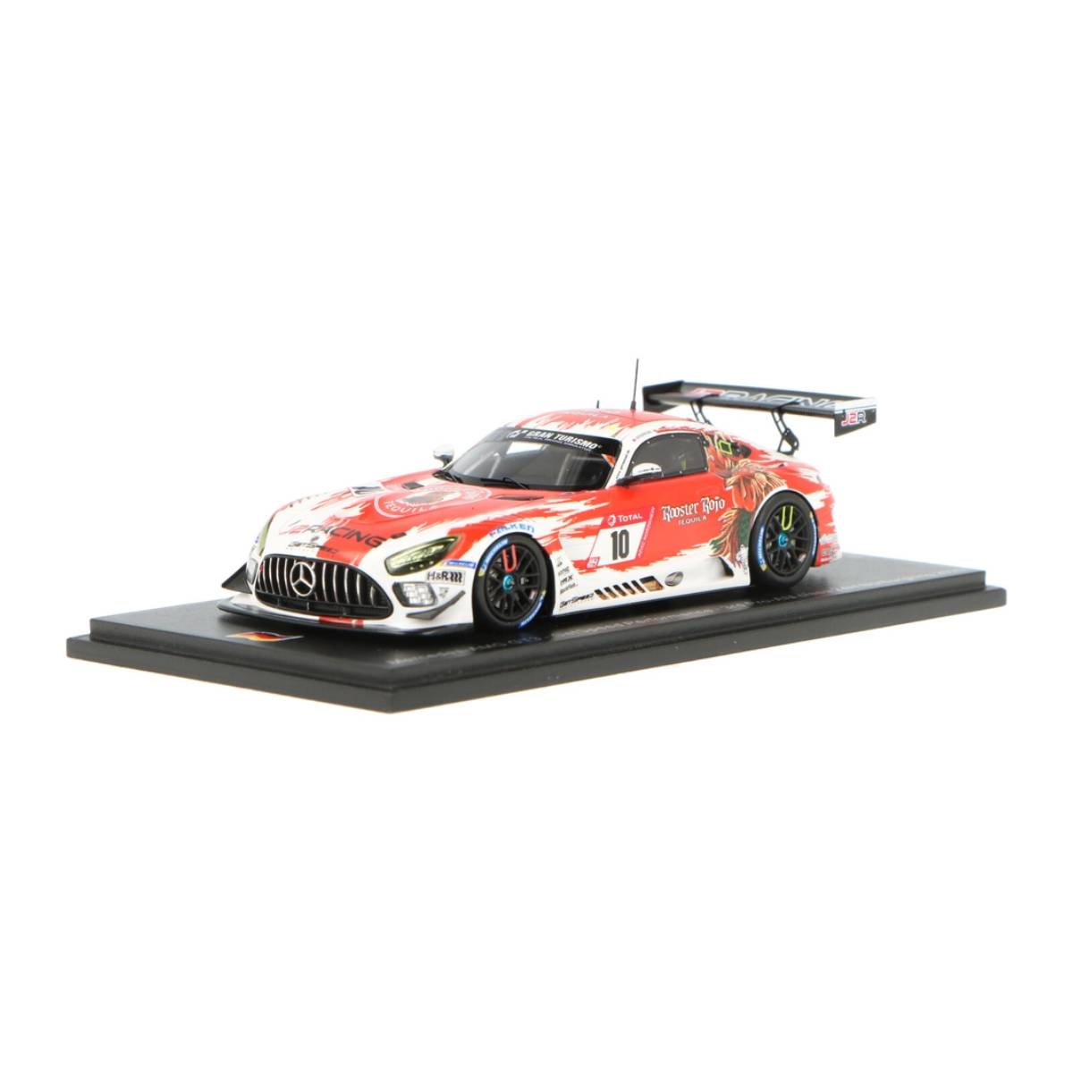 Mercedes-AMG GT3 No.10 GetSpeed Performance - J. Shoffner - J. Shoffner - M. Palttala - M. Soulet - 3rd Pro-AM class 24H Nurburgring 2020 - Limited 300 - Resin Model Car