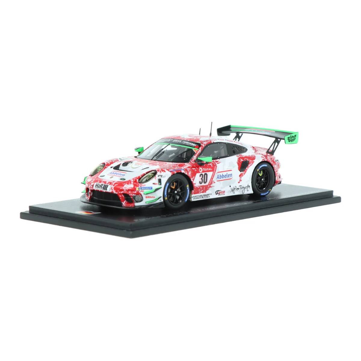 Porsche 911 GT3 R (991) - #30 Jaminet / Tandy / Bamber / Campbell - 2021 NÃ¼rburgring 24Hr - Ltd Ed. of 300 - 1:43 Model Car